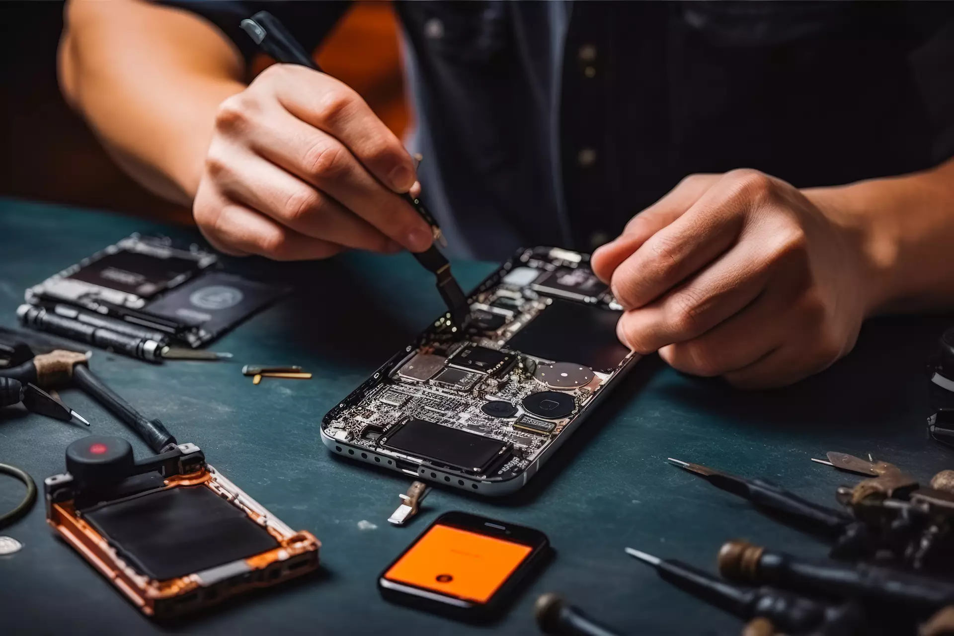 Mon expertise ne s’arrête pas uniquement à réparation de téléphone, je réalise aussi toute réparation de matériel de téléphone près de Cognac directement à votre domicile